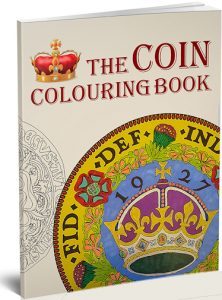 Coin colouring book