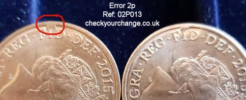 2p Error, Ref: 02P013