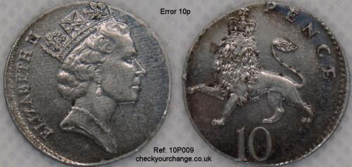 10p Error, Ref: 10P009