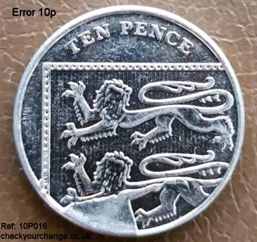 10p Error, Ref: 10P016