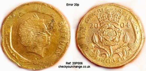 20p Error, Ref: 20P006