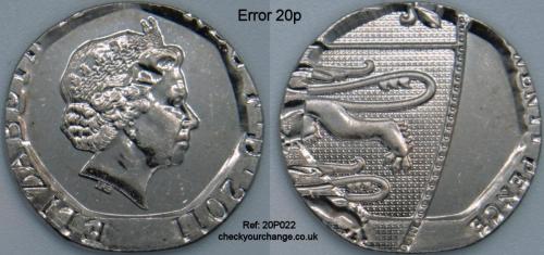 20p Error, Ref: 20P022