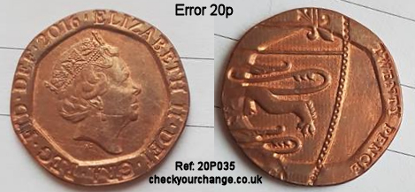 20p Error, Ref: 20P035