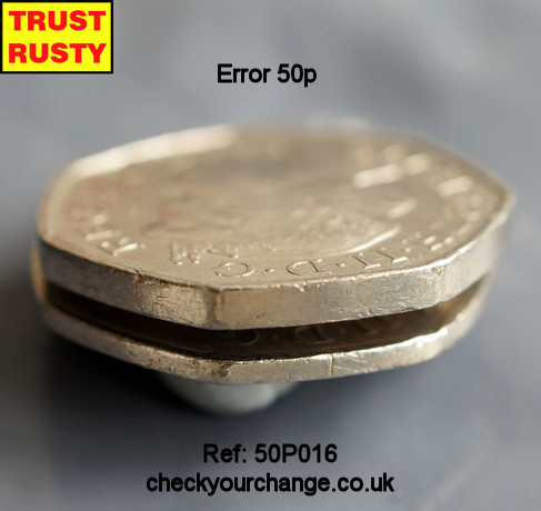 50p Error, Ref: 50P016