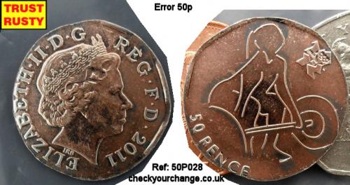 50p Error, Ref: 50P028