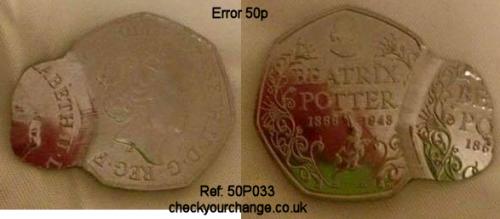 50p Error, Ref: 50P033