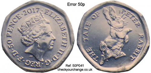 50p Error, Ref: 50P041