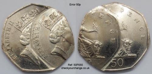 50p Error, Ref: 50P055