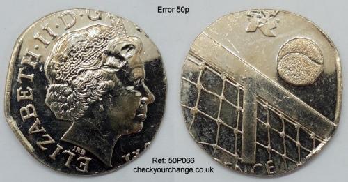 50p Error, Ref: 50P066