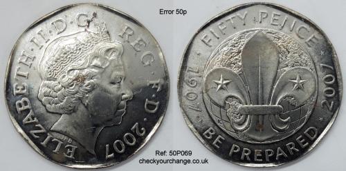 50p Error, Ref: 50P069