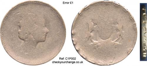 £1 Error, Ref: C1P002