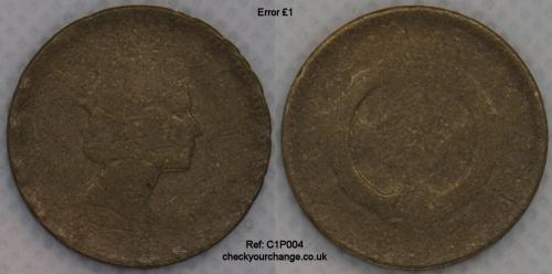 £1 Error, Ref: C1P004