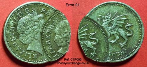 £1 Error, Ref: C1P005