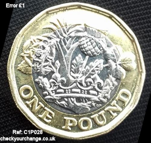 £1 Error, Ref: C1P028