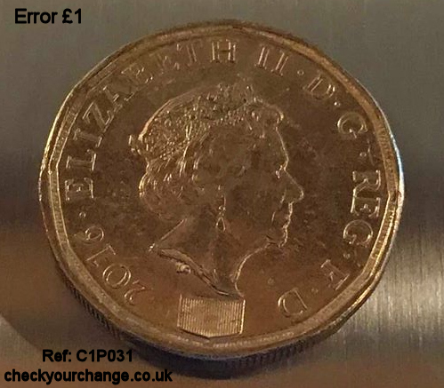 £1 Error, Ref: C1P031