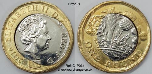 £1 Error, Ref: C1P034