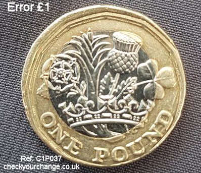 £1 Error, Ref: C1P037