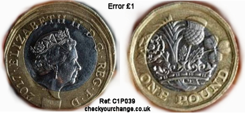 £1 Error, Ref: C1P039