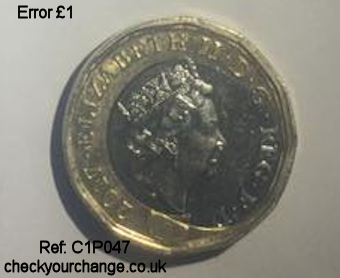 £1 Error, Ref: C1P047