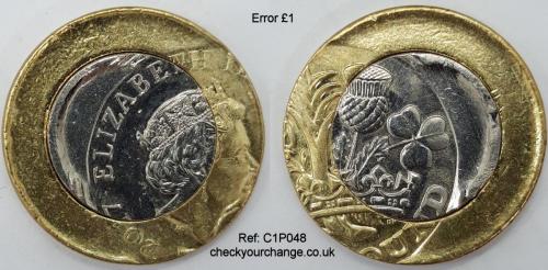 £1 Error, Ref: C1P048