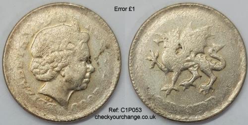 £1 Error, Ref: C1P053