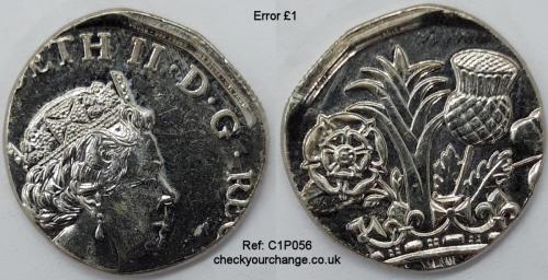 £1 Error, Ref: C1P056