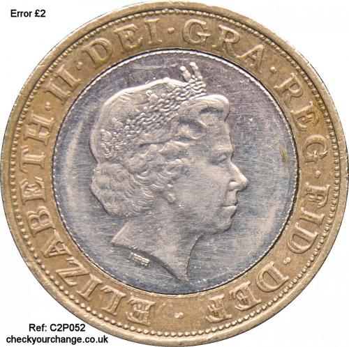 £2 Error, Ref: C2P052