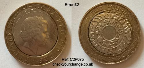 £2 Error, Ref: C2P075