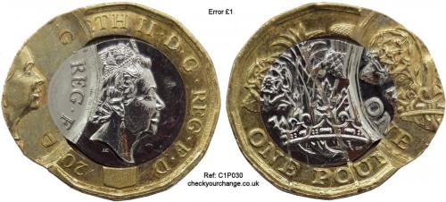 £1 Error, Ref: C1P030